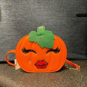 Betsey Johnson pumpkin purse